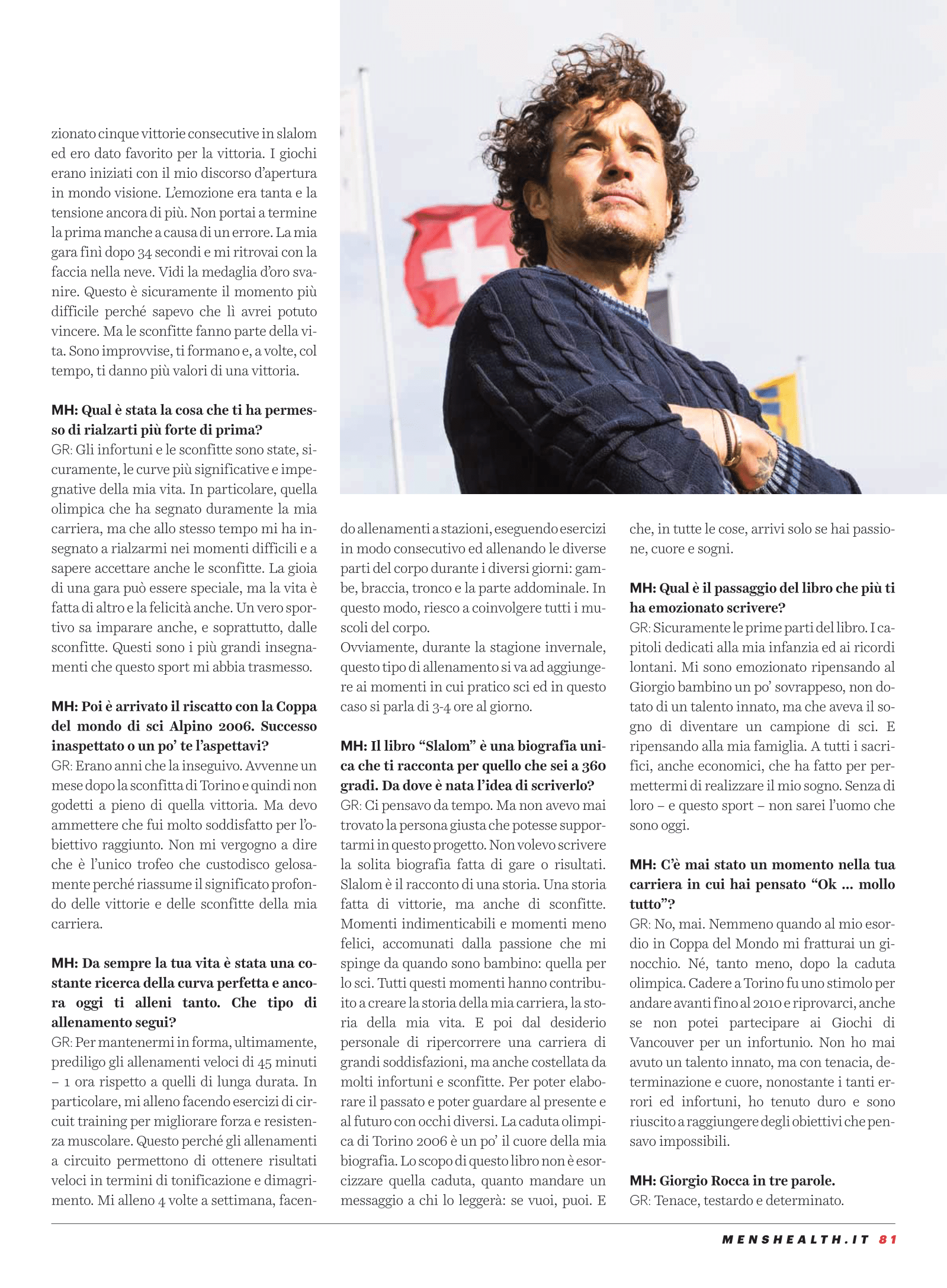 Dicembre 2021 - Mens Health - Giorgio Rocc