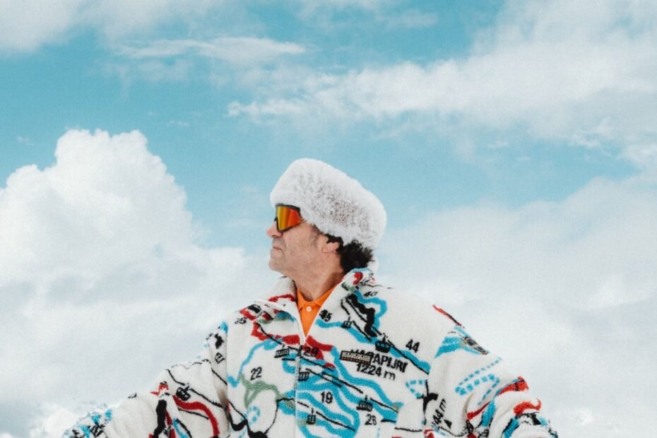 Alberto Tomba e Napapijri Giacca e Pantaloni da sci Arver. Foto di Davide Masotti.